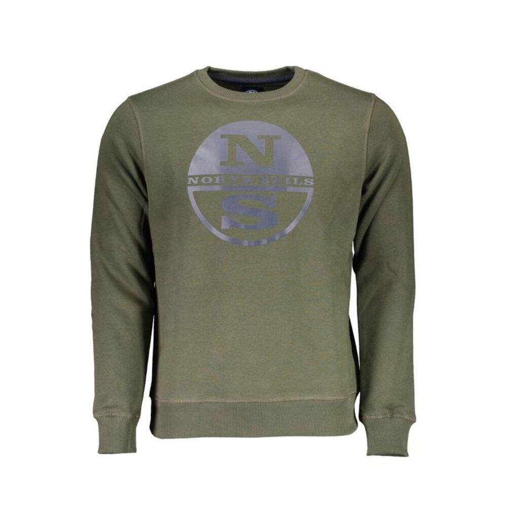 North Sails Verde Cotton Men Men's Sweatshirt